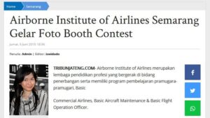 Event Airborne Training Center of Airlines Gelar Foto Booth Contest