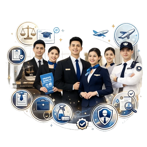 Diklat Paralegal Ground staff Bandara SPG Agency Outsourcing Airborne Semarang